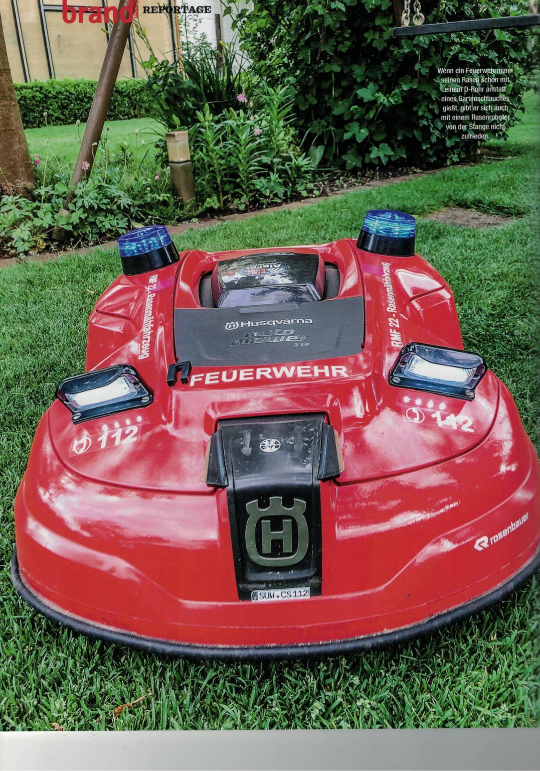 Pimp your Automower - erstellen Sie eine Rasenroboter Unikat